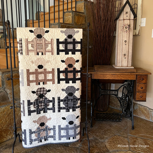 Woolie Lambs Downloadable PDF Quilt Pattern