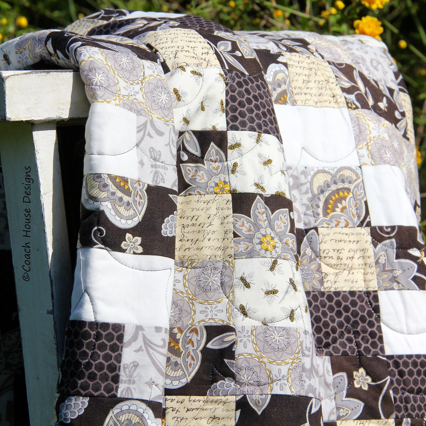 Bee Blocks Downloadable PDF Quilt Pattern