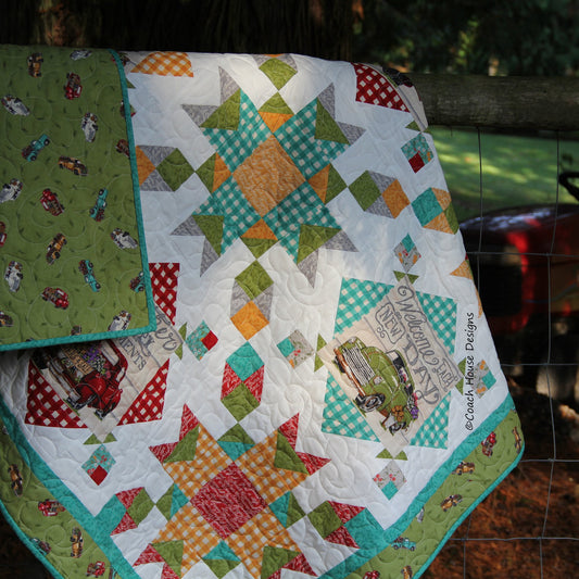 Cruisin’ Thru the Meadow Downloadable PDF Quilt Pattern