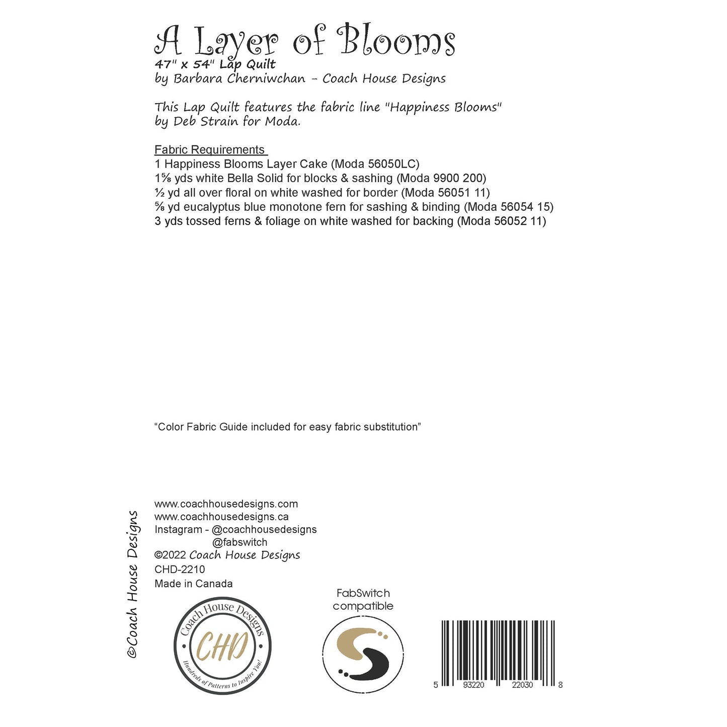 A Layer of Blooms Downloadable PDF Quilt Pattern