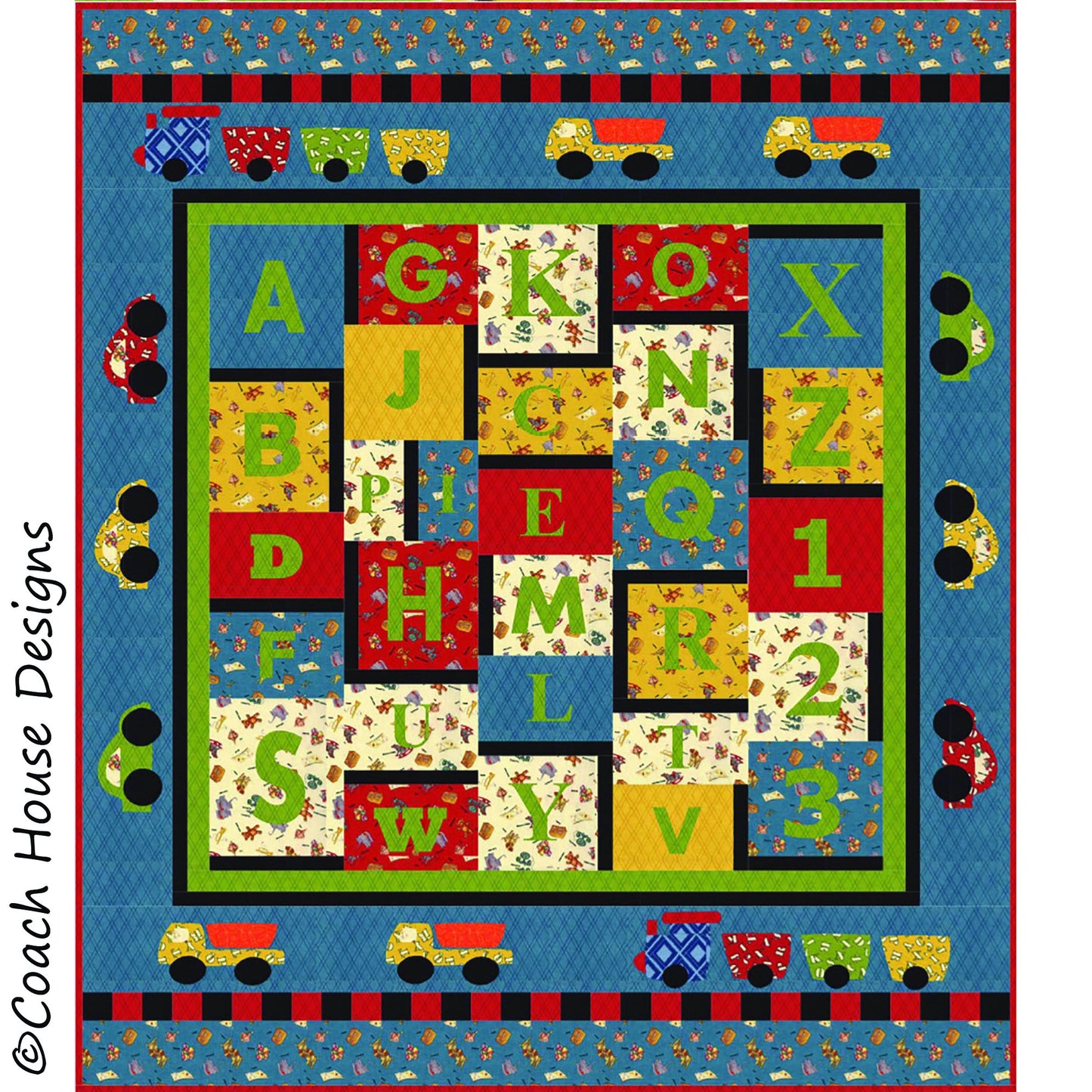 Alphabet Soup Downloadable PDF Quilt Pattern