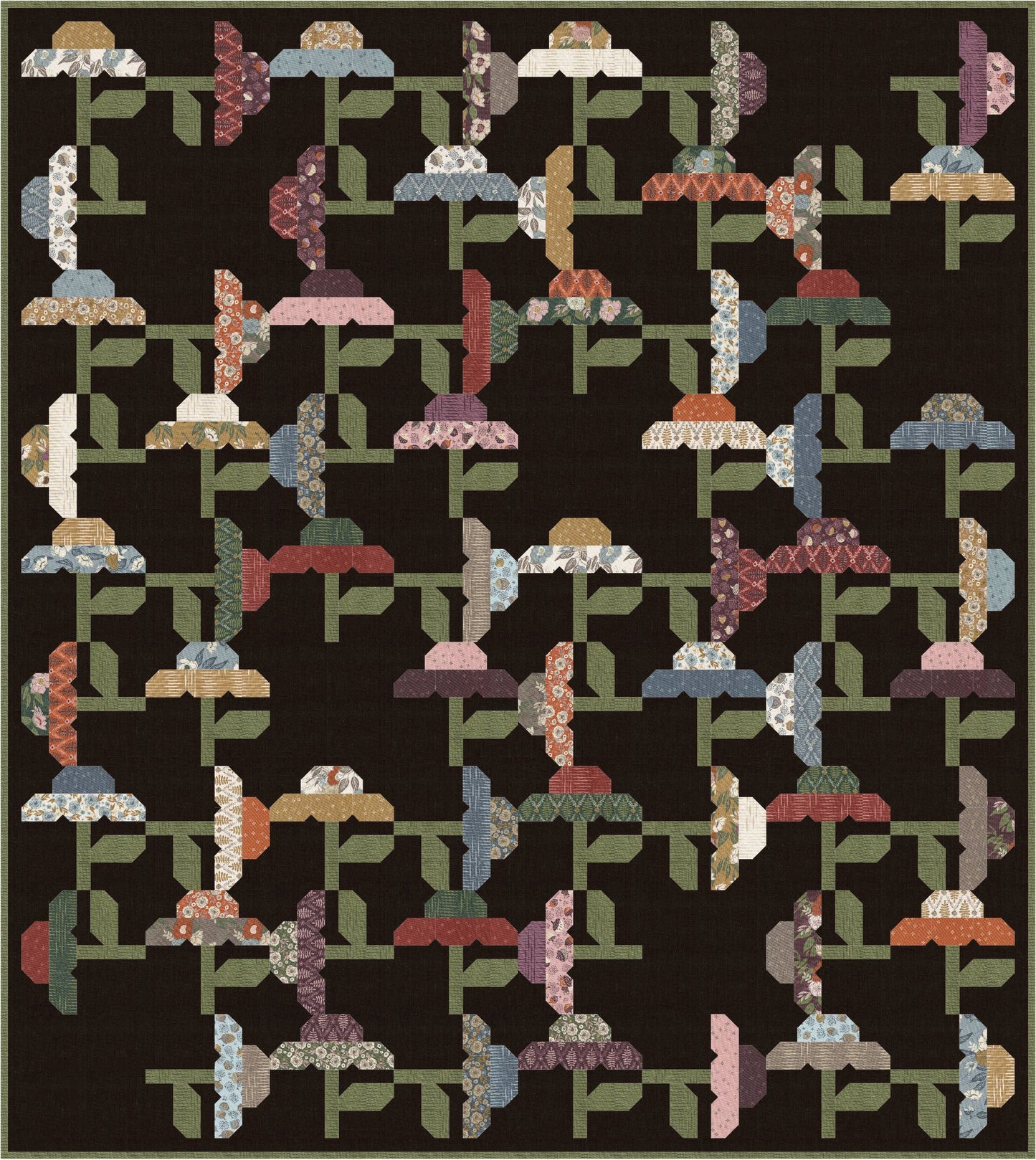 Alpine Meadow Downloadable PDF Quilt Pattern