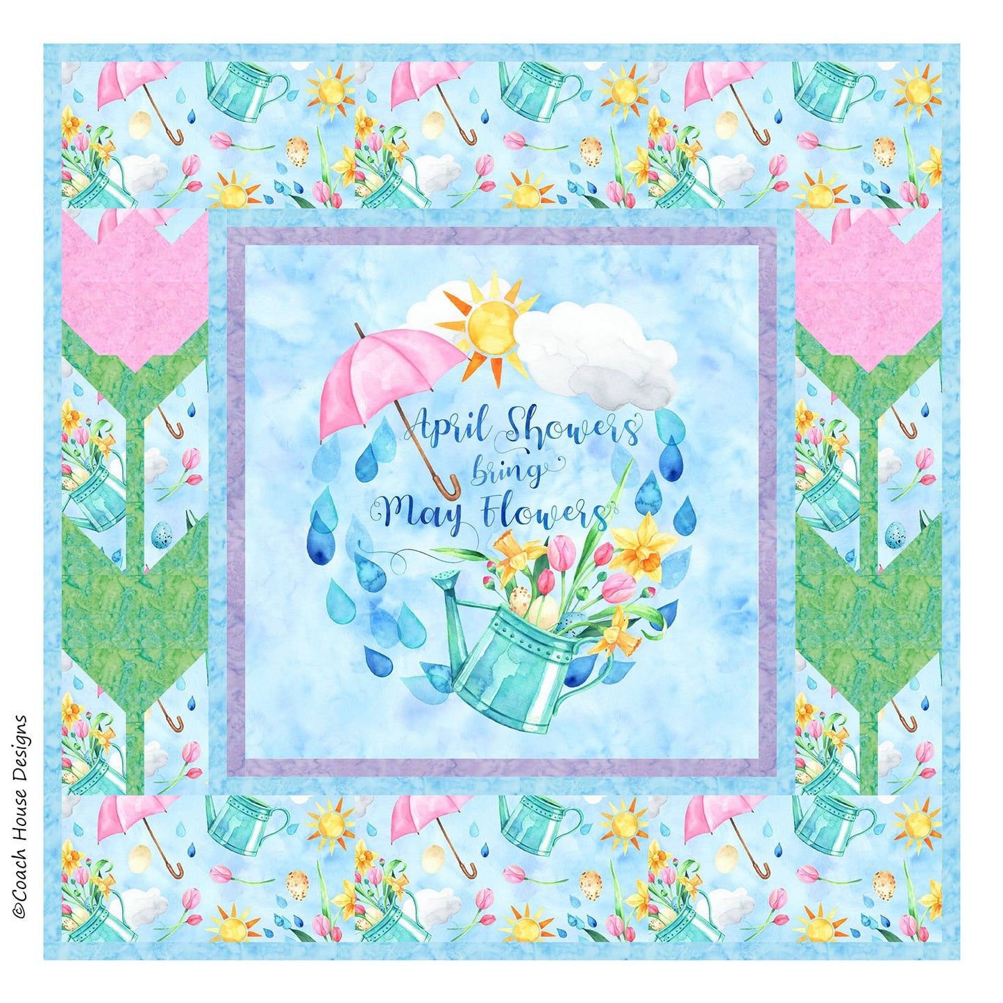 Let's Celebrate Again! April to June Downloadable PDF Quilt Pattern