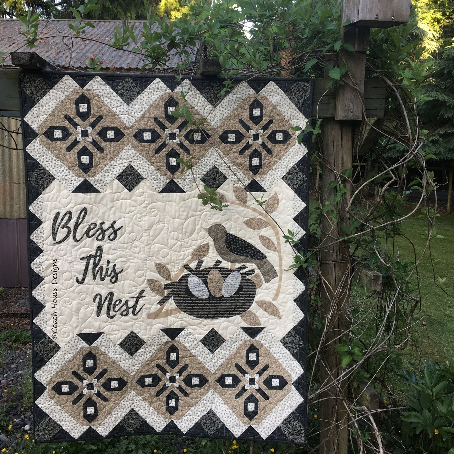 At Home Banners Downloadable PDF Quilt Pattern