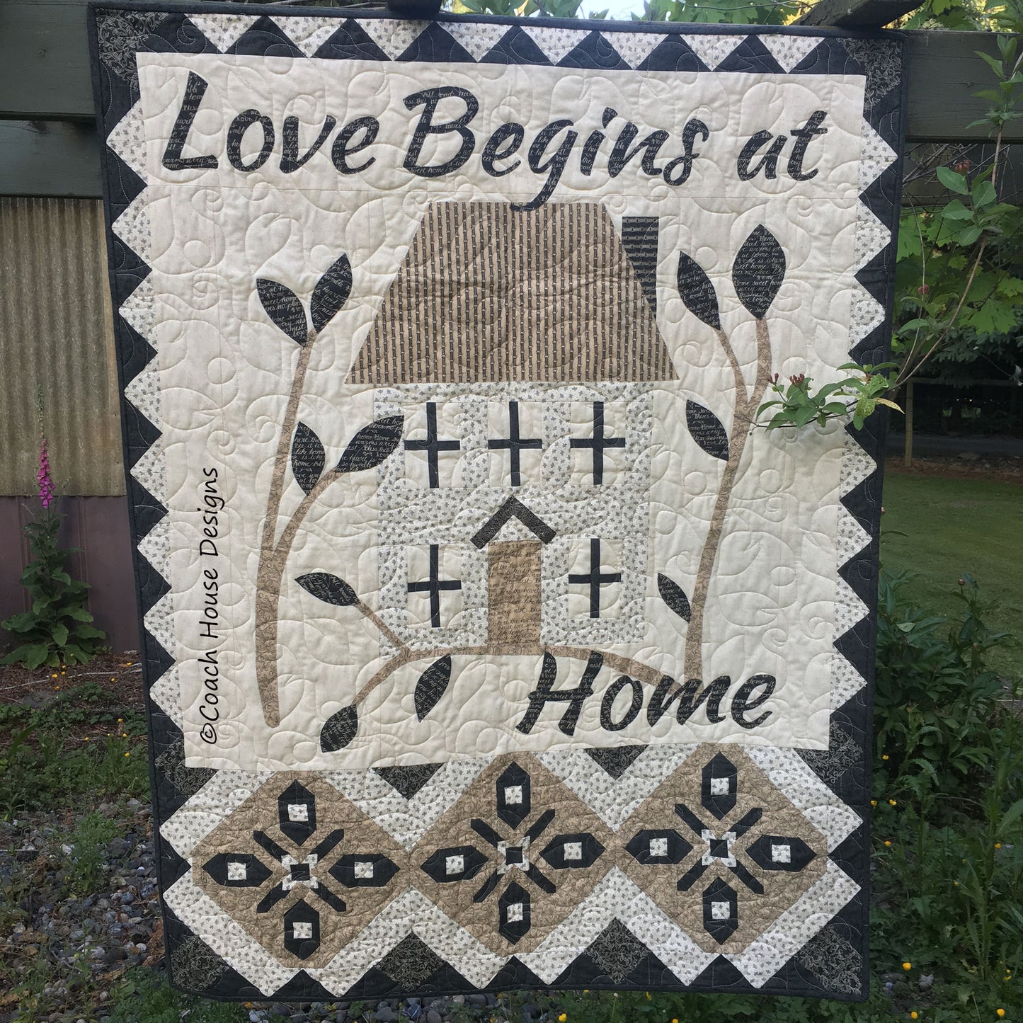 At Home Banners Downloadable PDF Quilt Pattern