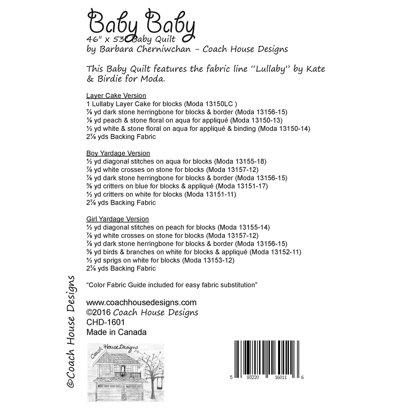 Baby Baby Downloadable PDF Quilt Pattern