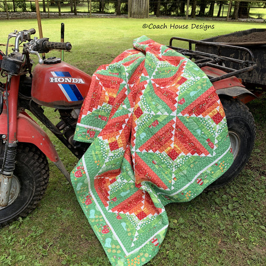 Barn Raising Downloadable PDF Quilt Pattern