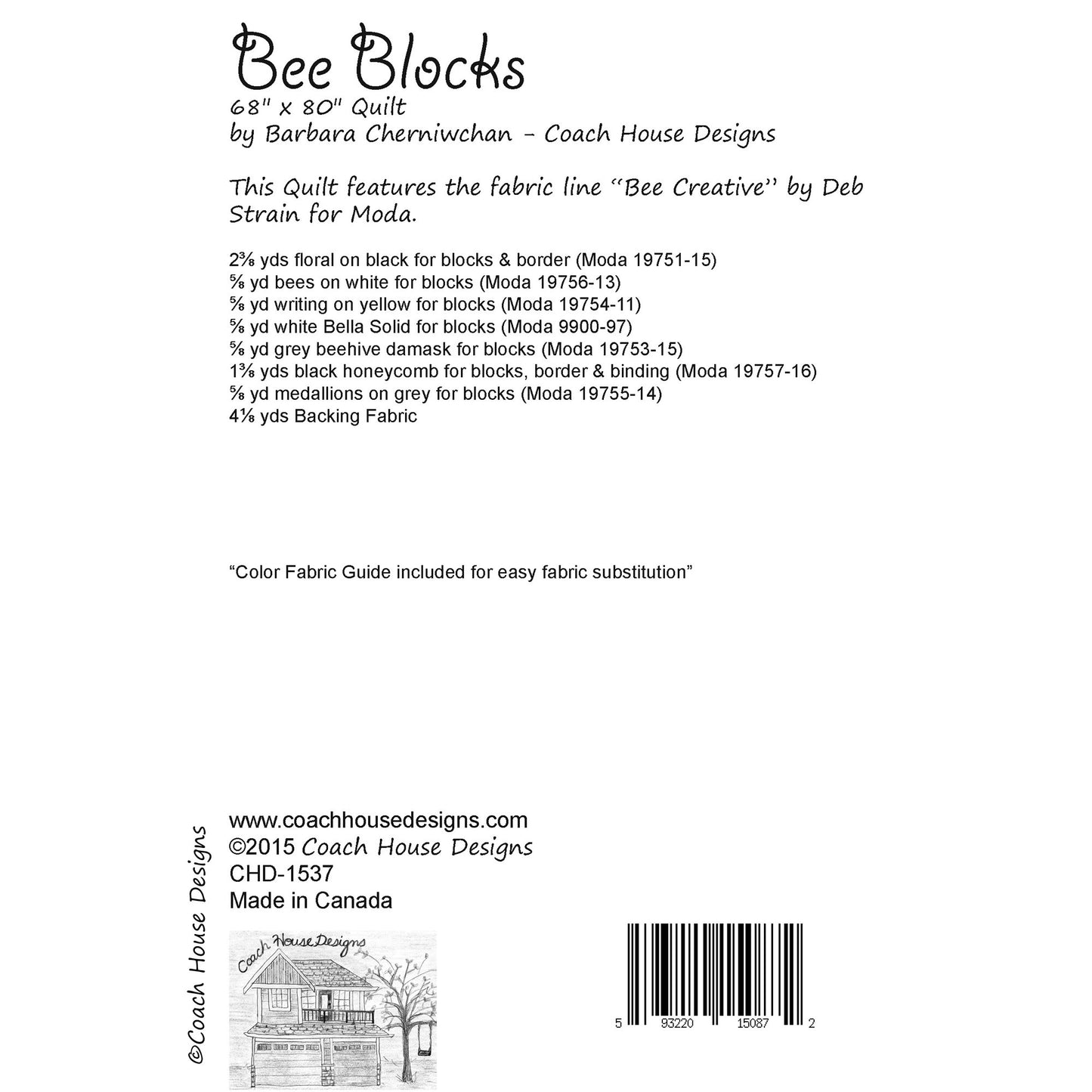Bee Blocks Downloadable PDF Quilt Pattern