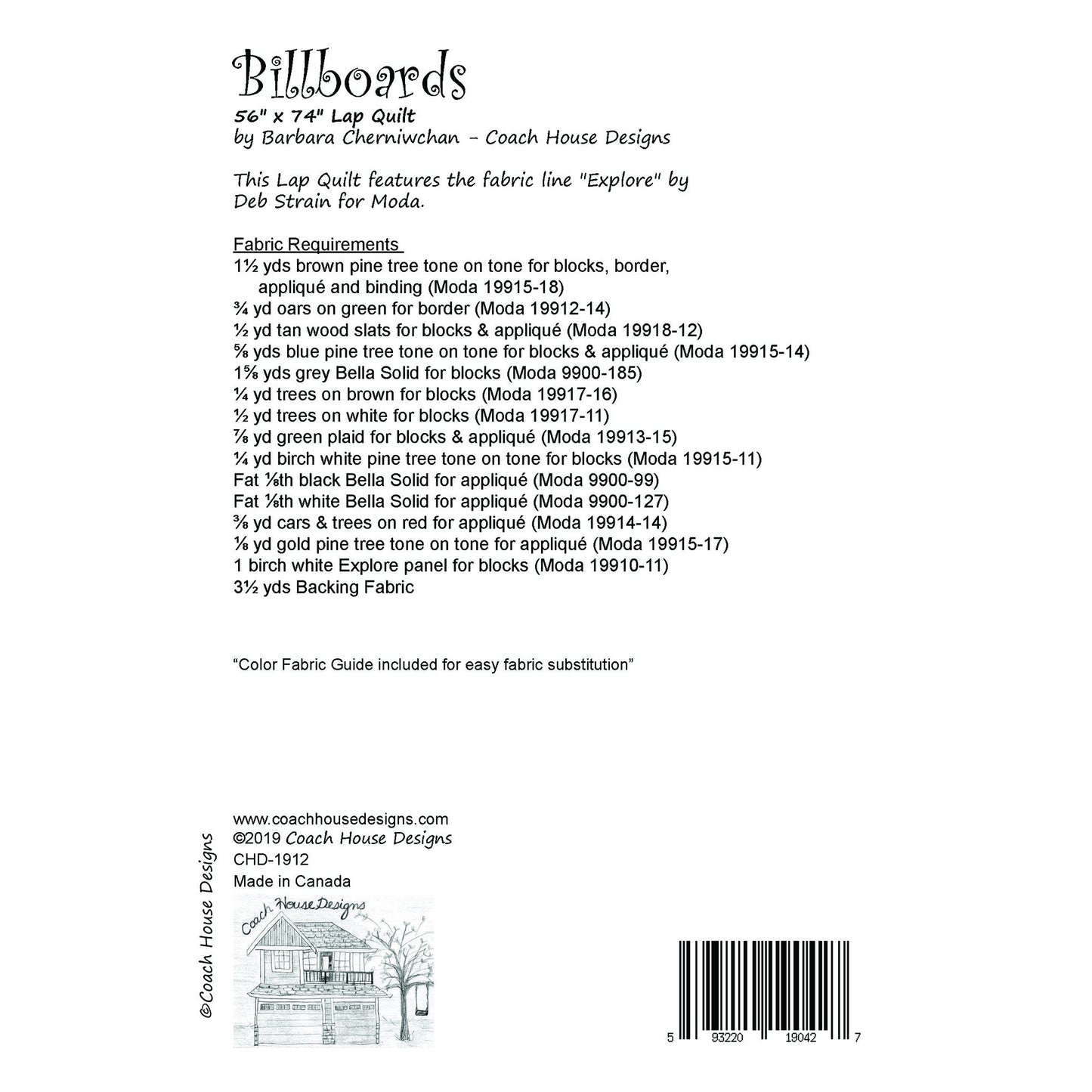 Billboards Quilt Pattern