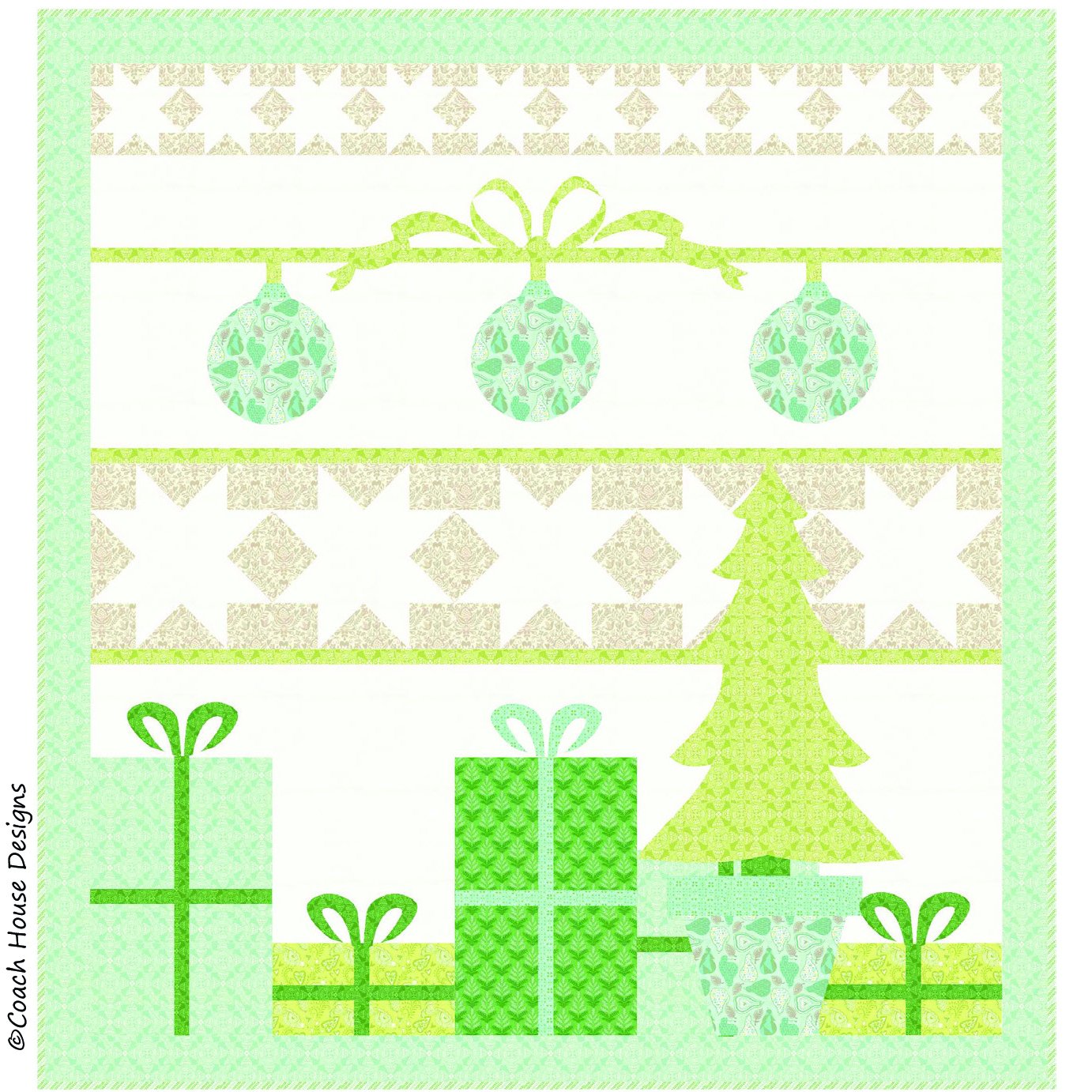 Blue Christmas Quilt Pattern