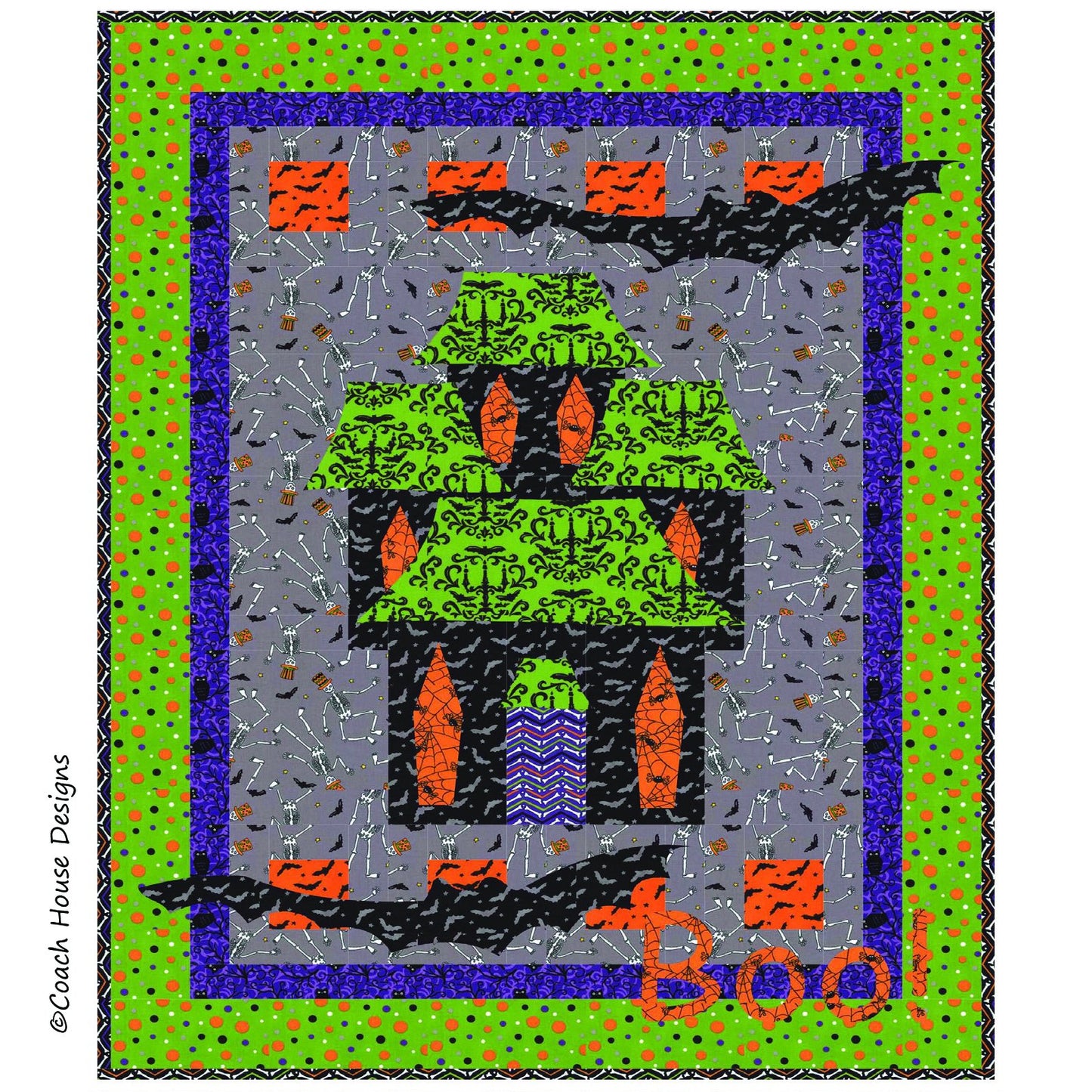 Boo! Three Quilt Pattern