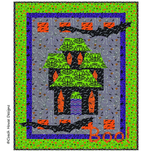Boo! Three Downloadable PDF Quilt Pattern
