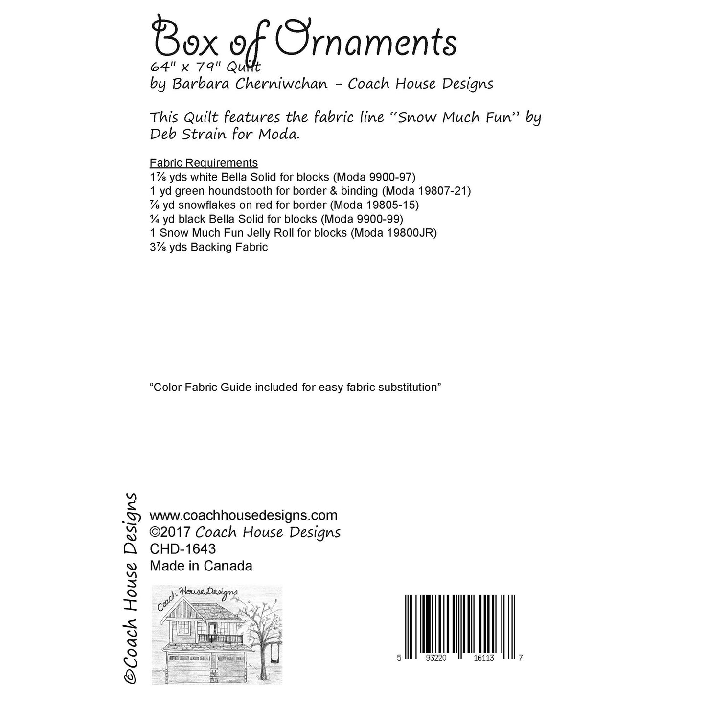 Box of Ornaments Downloadable PDF Quilt Pattern