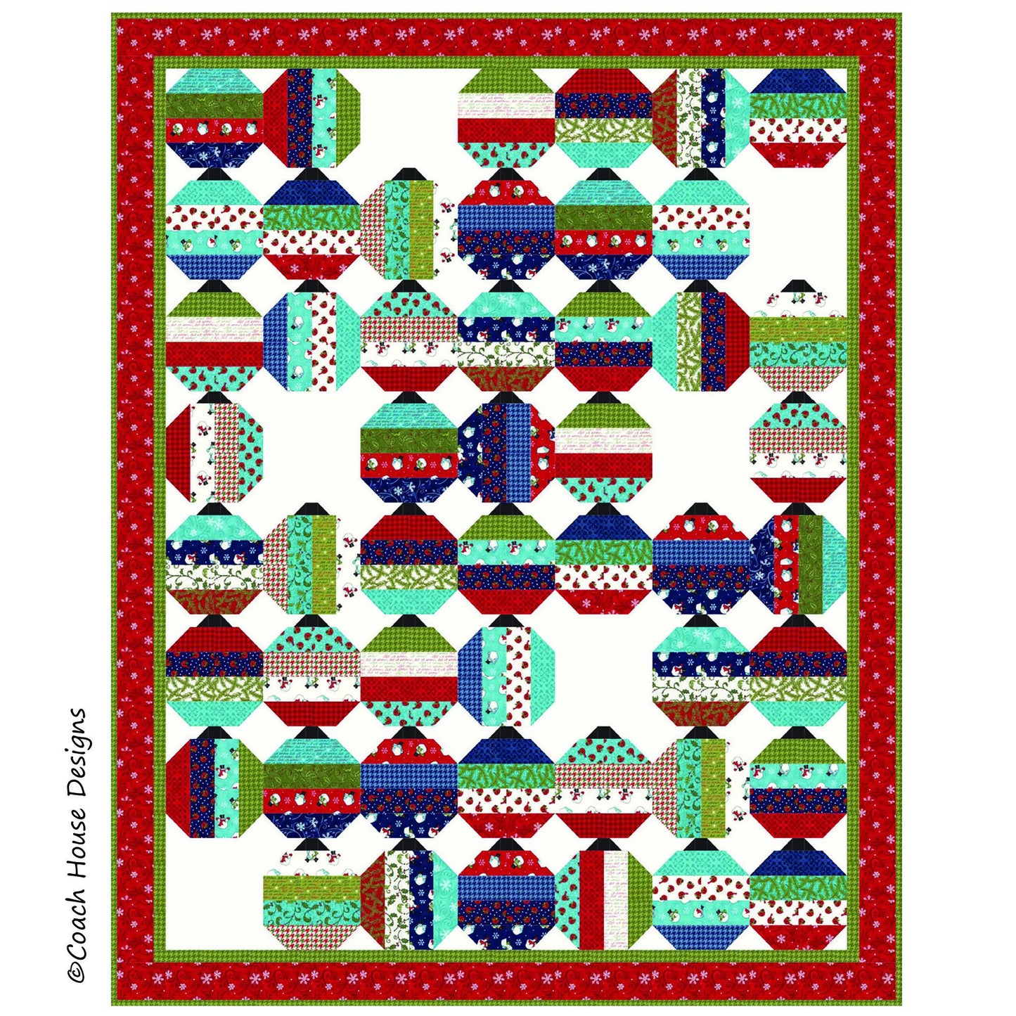 Box of Ornaments Downloadable PDF Quilt Pattern