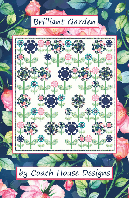 Brilliant Garden Downloadable PDF Quilt Pattern