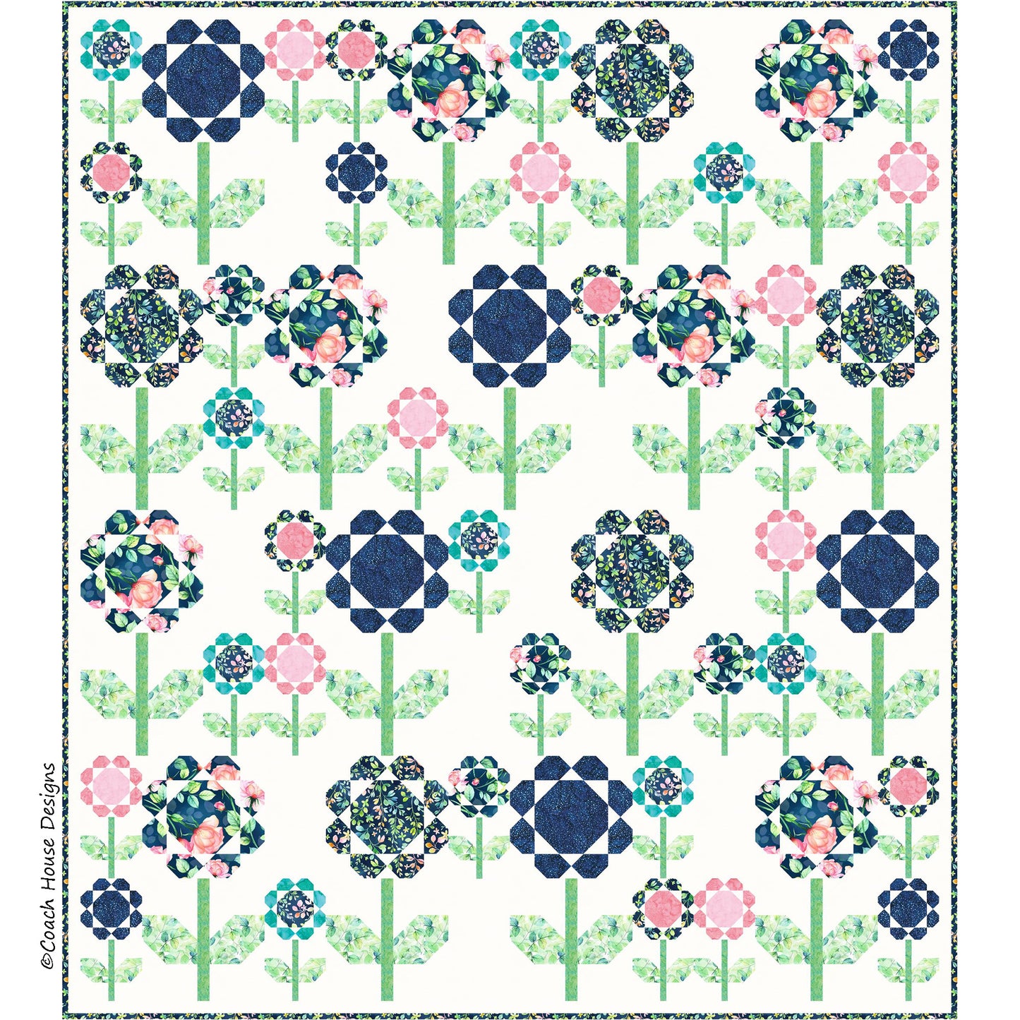 Brilliant Garden Quilt Pattern