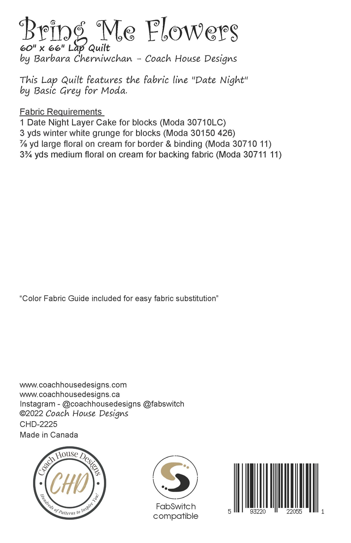 Bring Me Flowers Downloadable PDF Quilt Pattern