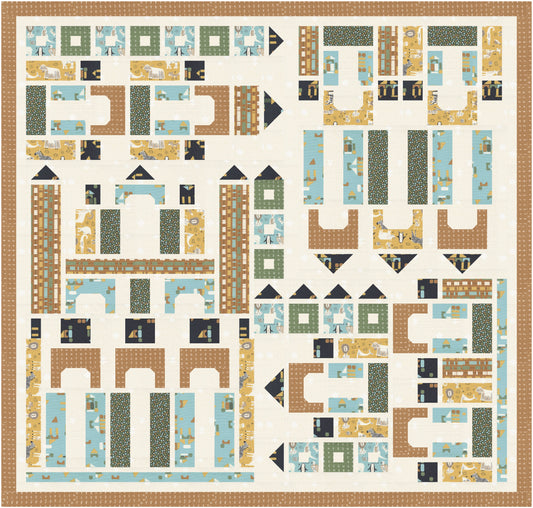 Building Blocks Quilt Pattern