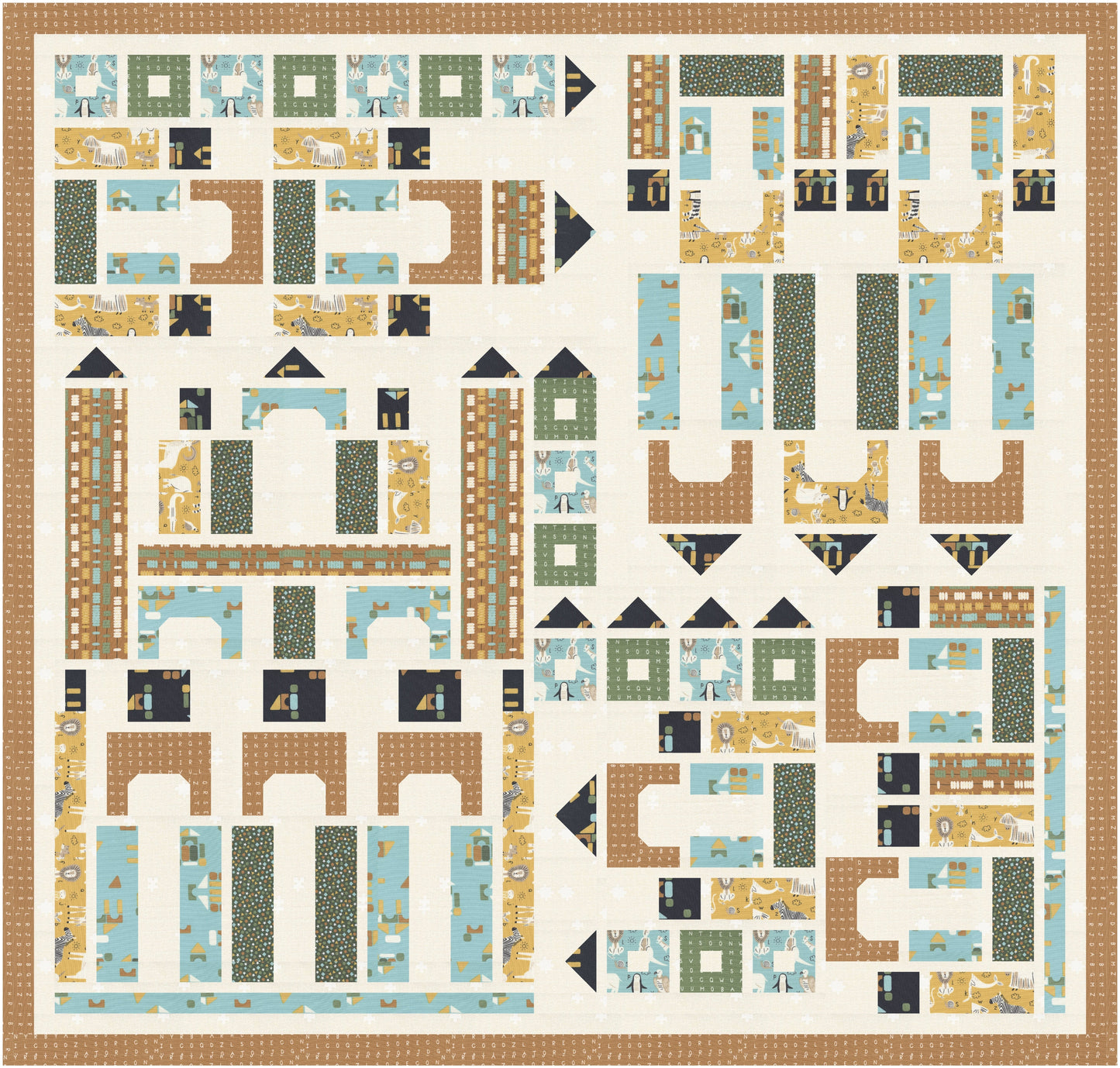 Building Blocks Downloadable PDF Quilt Pattern