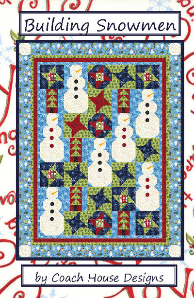 Building Snowmen Downloadable PDF Quilt Pattern