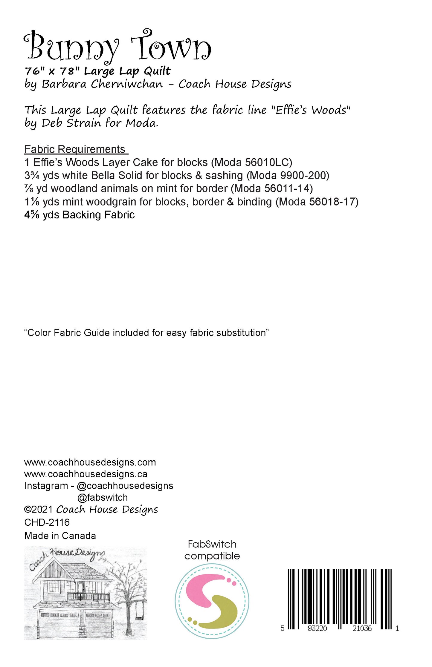 Bunny Town Quilt Pattern