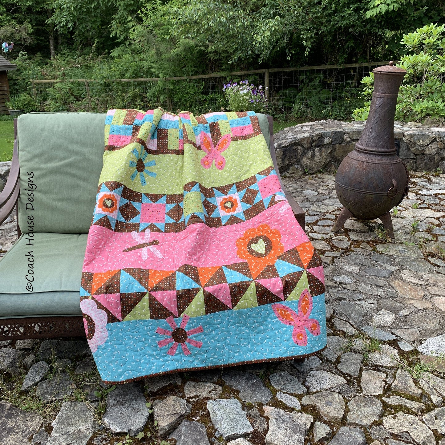 Butterflies in the Meadow Quilt Pattern