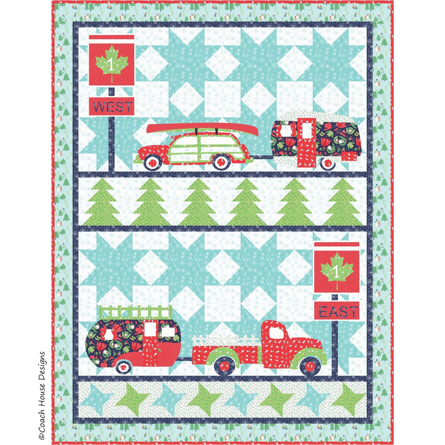 Canada Travels Downloadable PDF Quilt Pattern