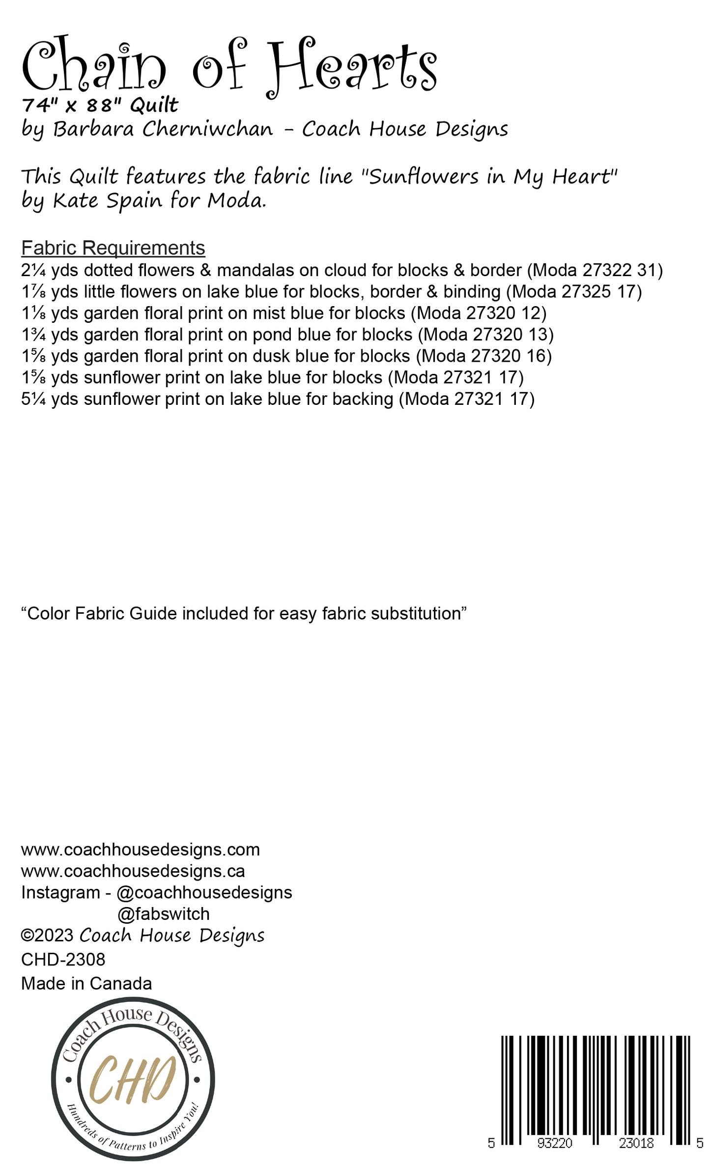 Chain of Hearts Quilt Pattern