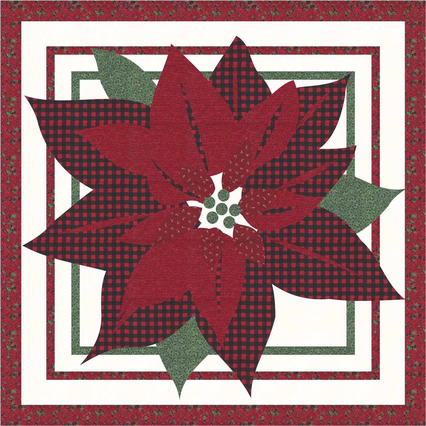 Christmas Bloom Quilt Pattern