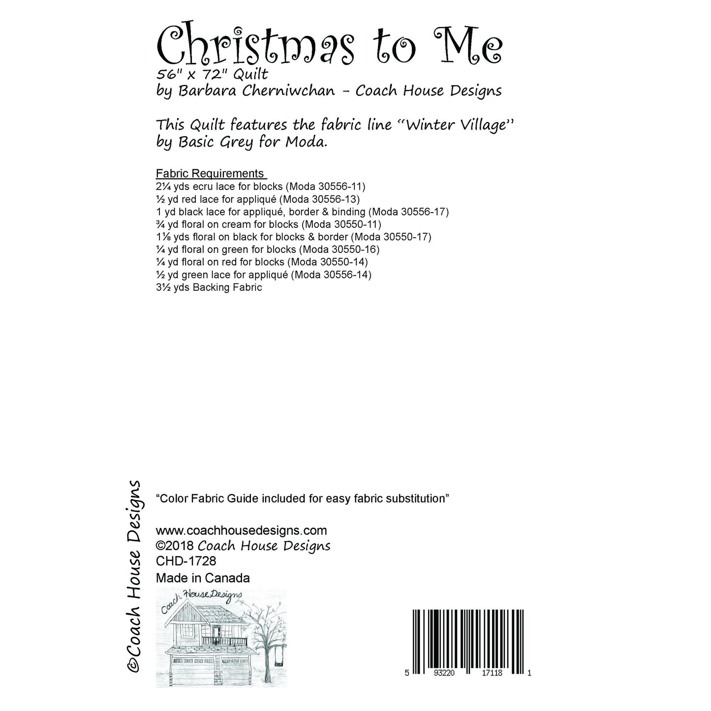 Christmas to Me Downloadable PDF Quilt Pattern