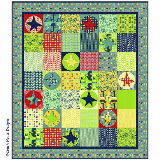 Clubhouse Downloadable PDF Quilt Pattern