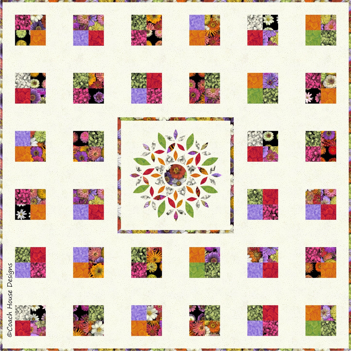 Color Burst Clothworks Quilt Pattern