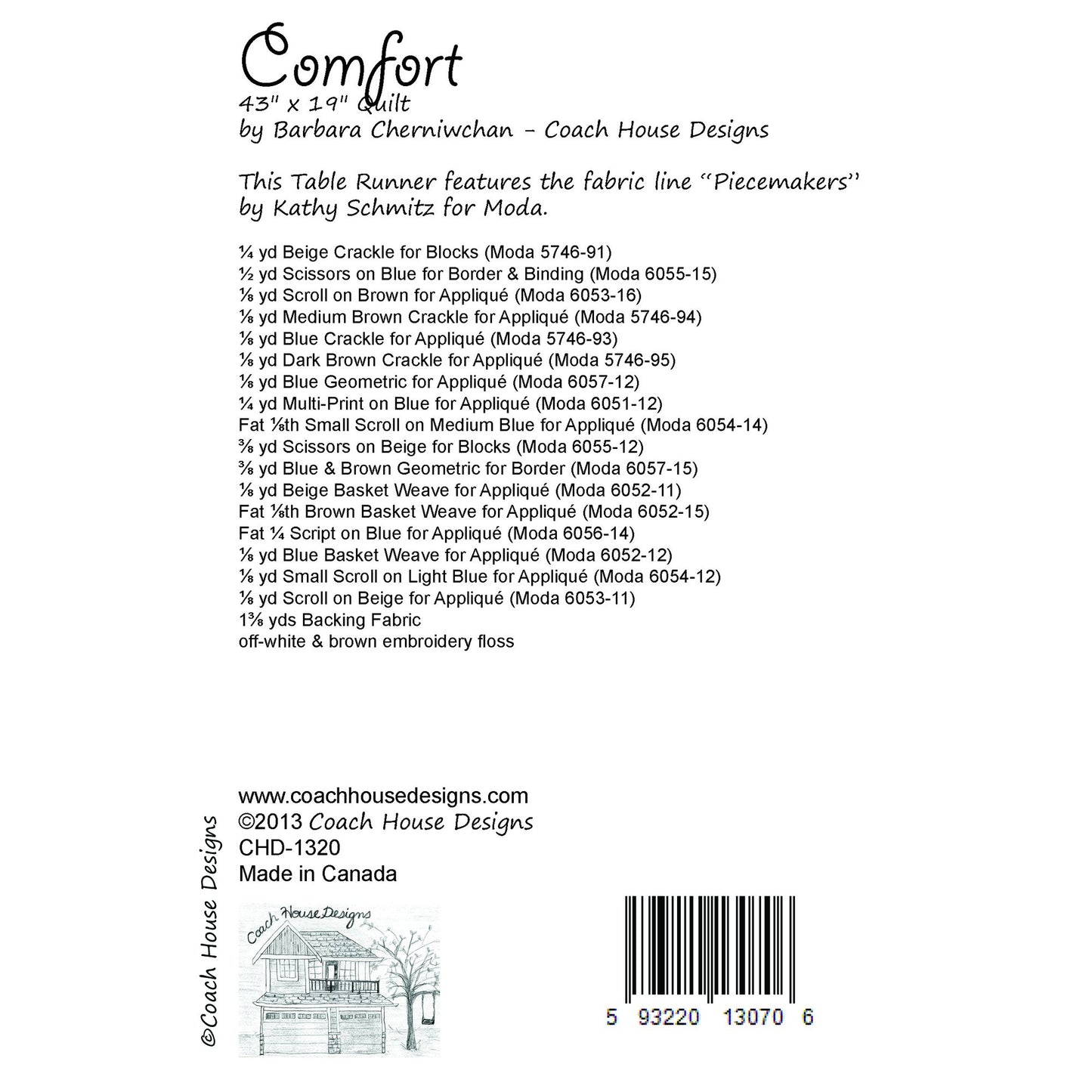 Comfort Quilt Pattern