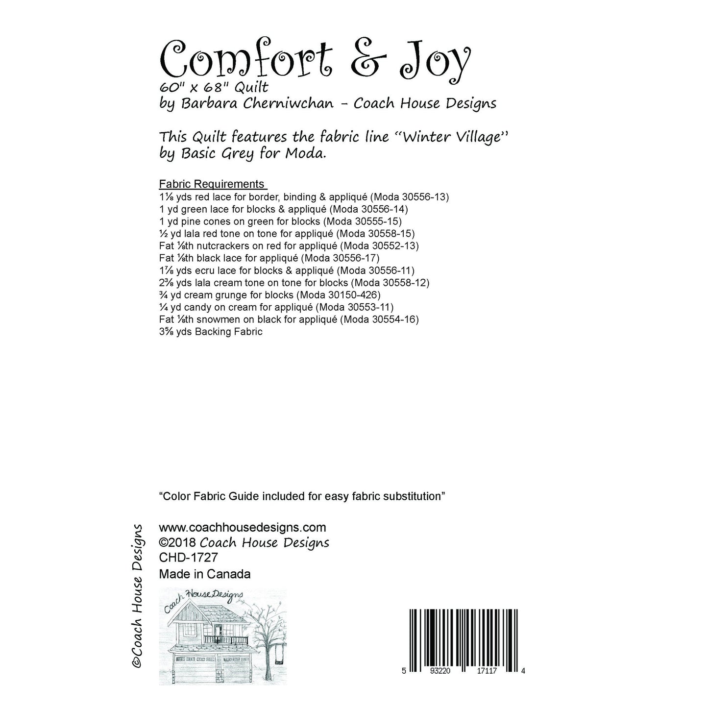 Comfort & Joy Quilt Pattern