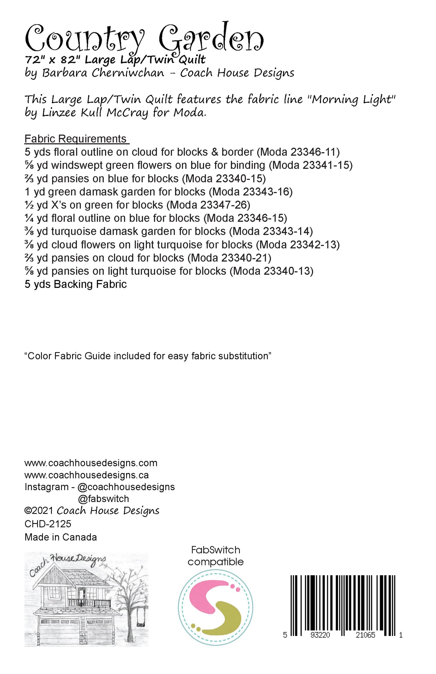 Country Garden Quilt Pattern