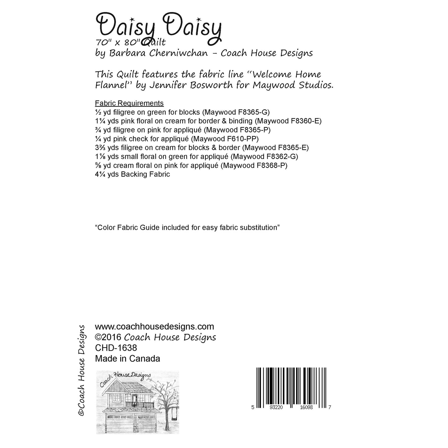 Daisy Daisy Downloadable PDF Quilt Pattern