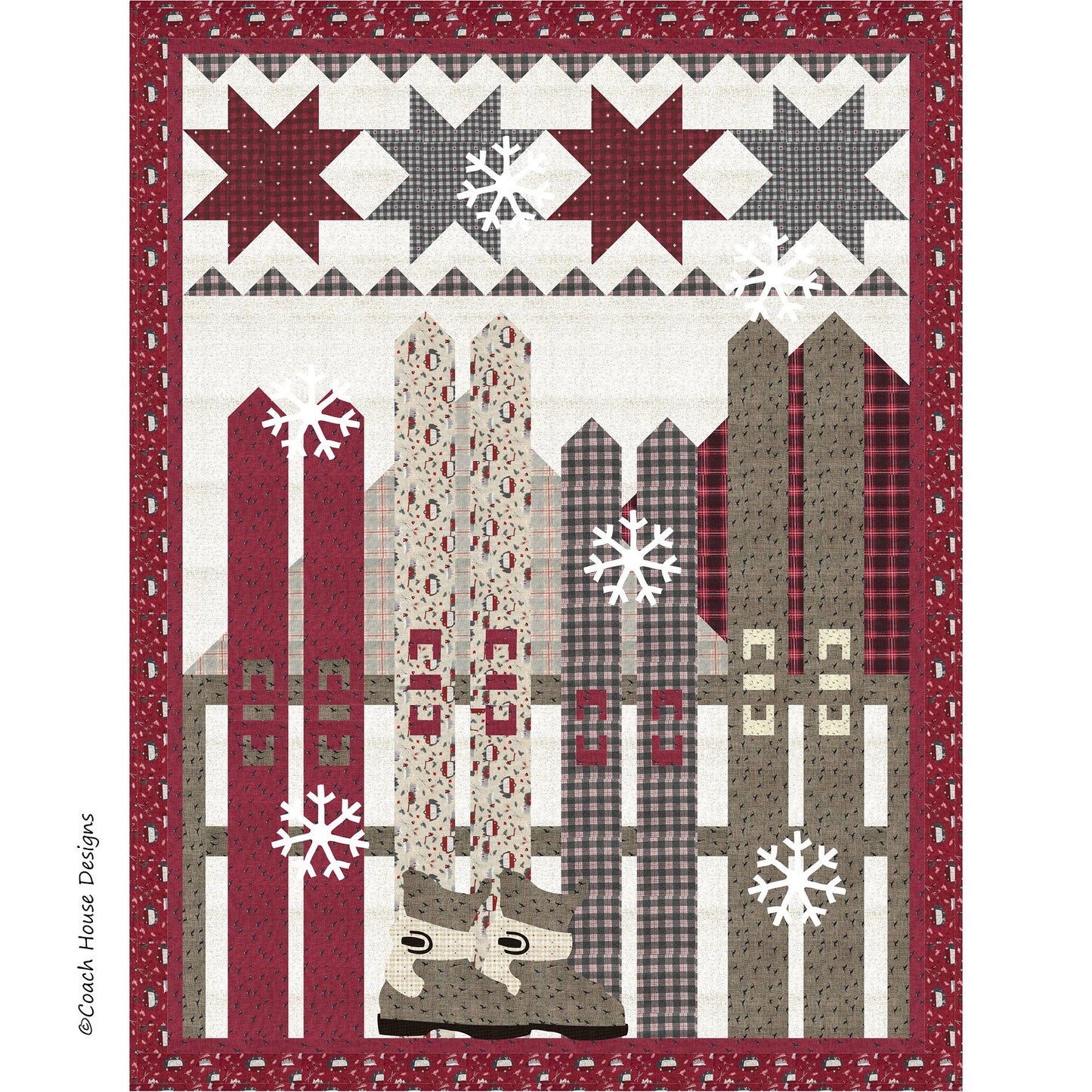 Downhill Downloadable PDF Quilt Pattern
