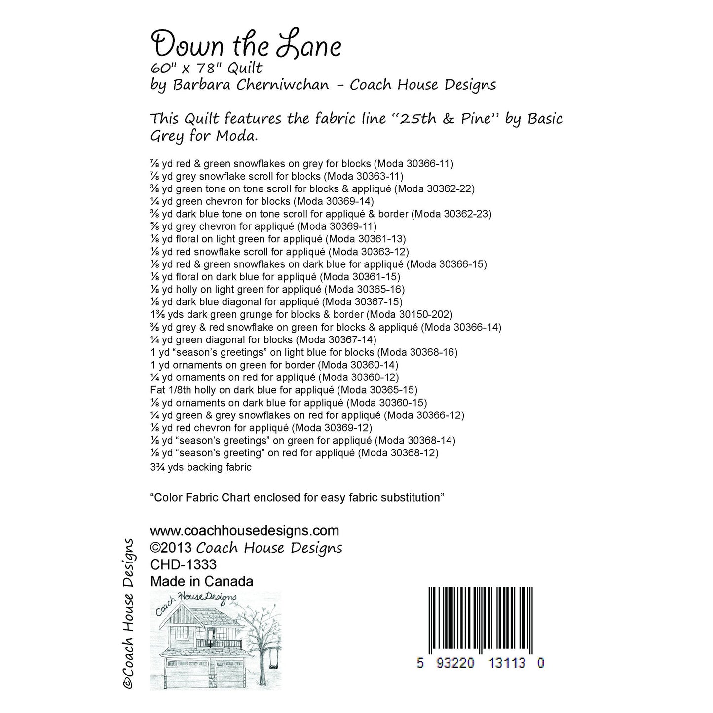 Down the Lane Downloadable PDF Quilt Pattern