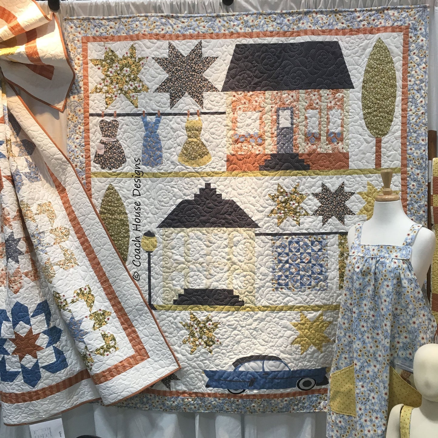 Drive Down Bonnie Lane Downloadable PDF Quilt Pattern