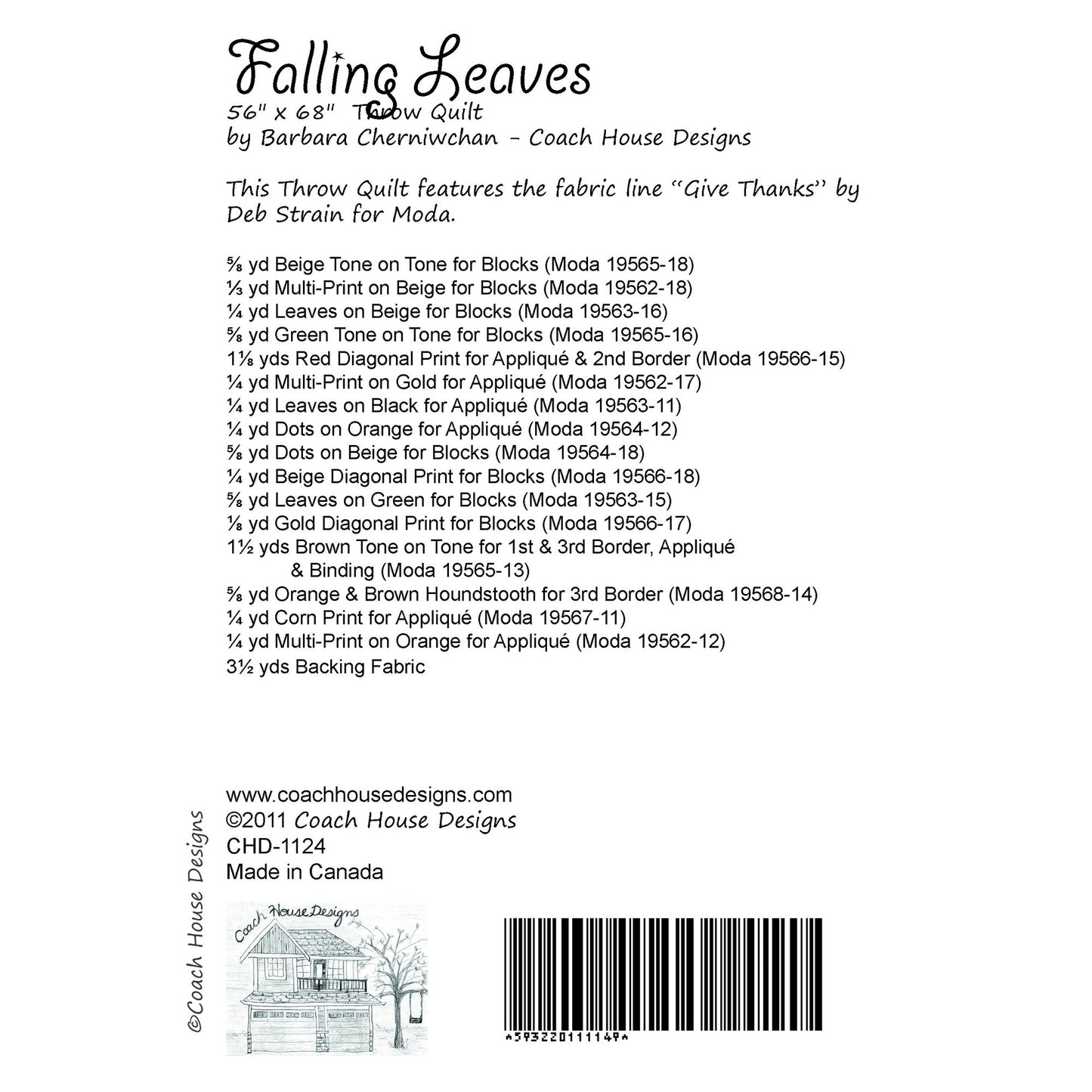 Falling Leaves Quilt Pattern