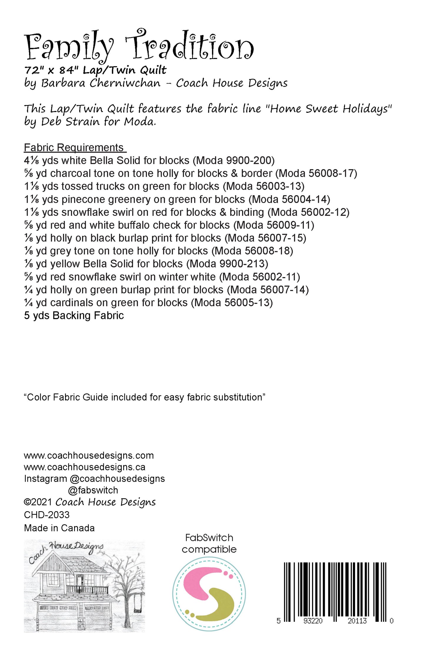 Family Tradition Downloadable PDF Quilt Pattern