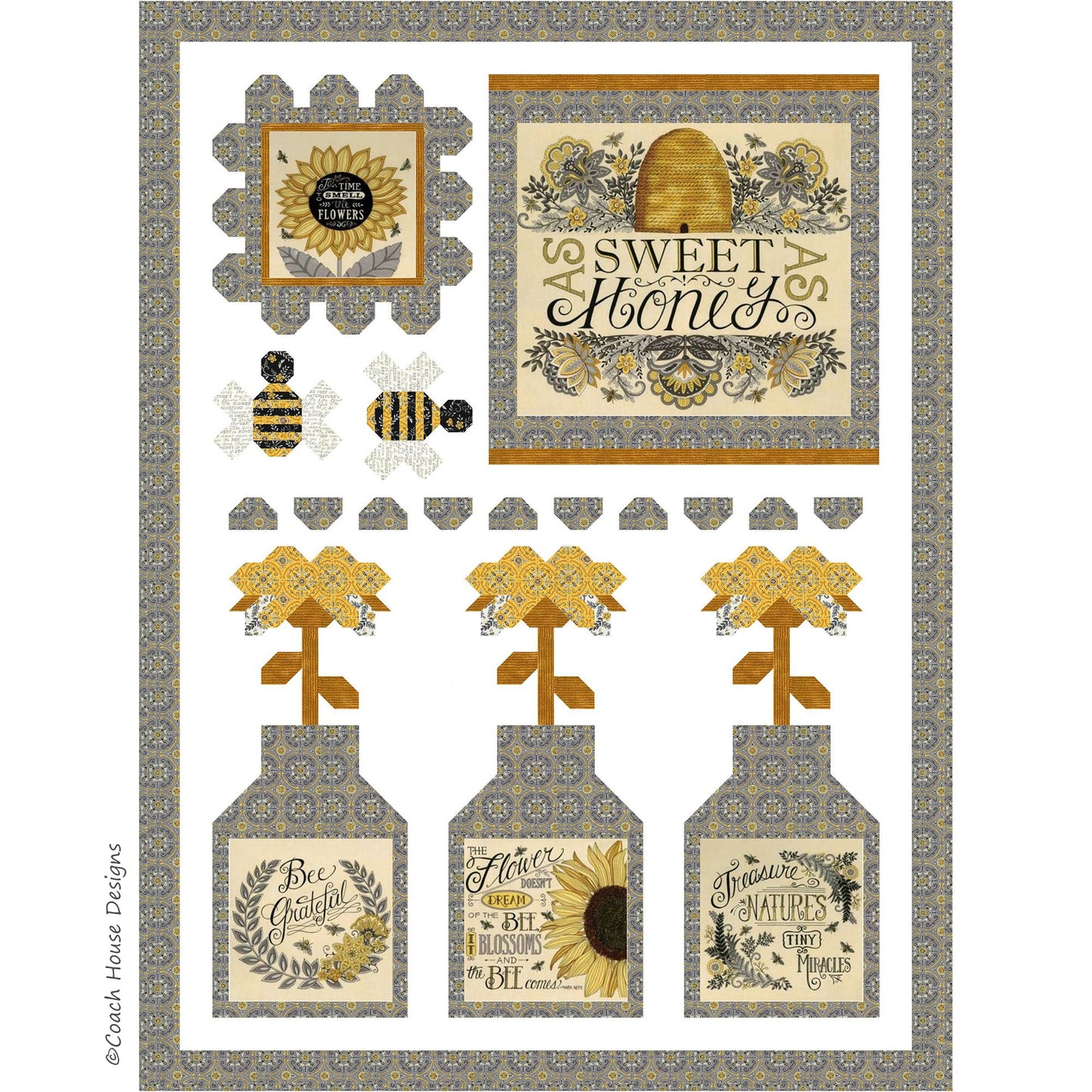 Farmer's Market Downloadable PDF Quilt Pattern