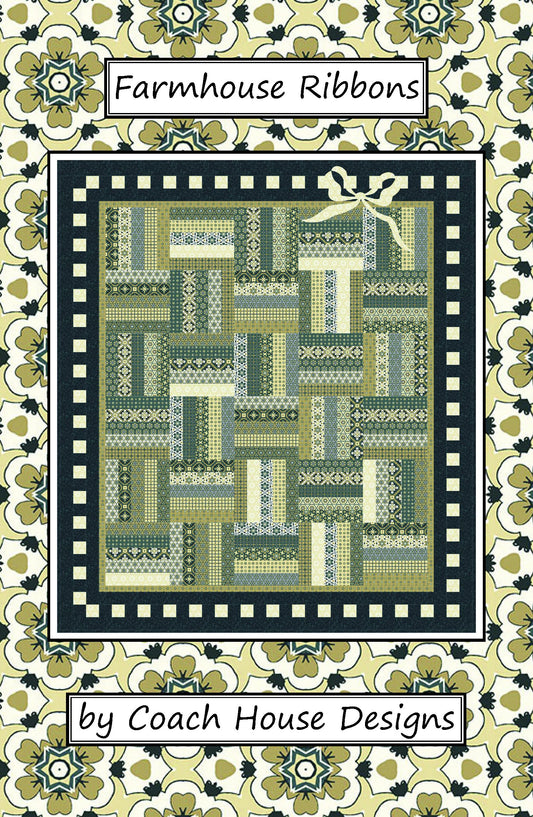 Farmhouse Ribbons Downloadable PDF Quilt Pattern