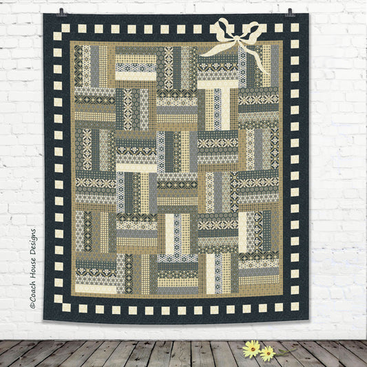 Farmhouse Ribbons Downloadable PDF Quilt Pattern