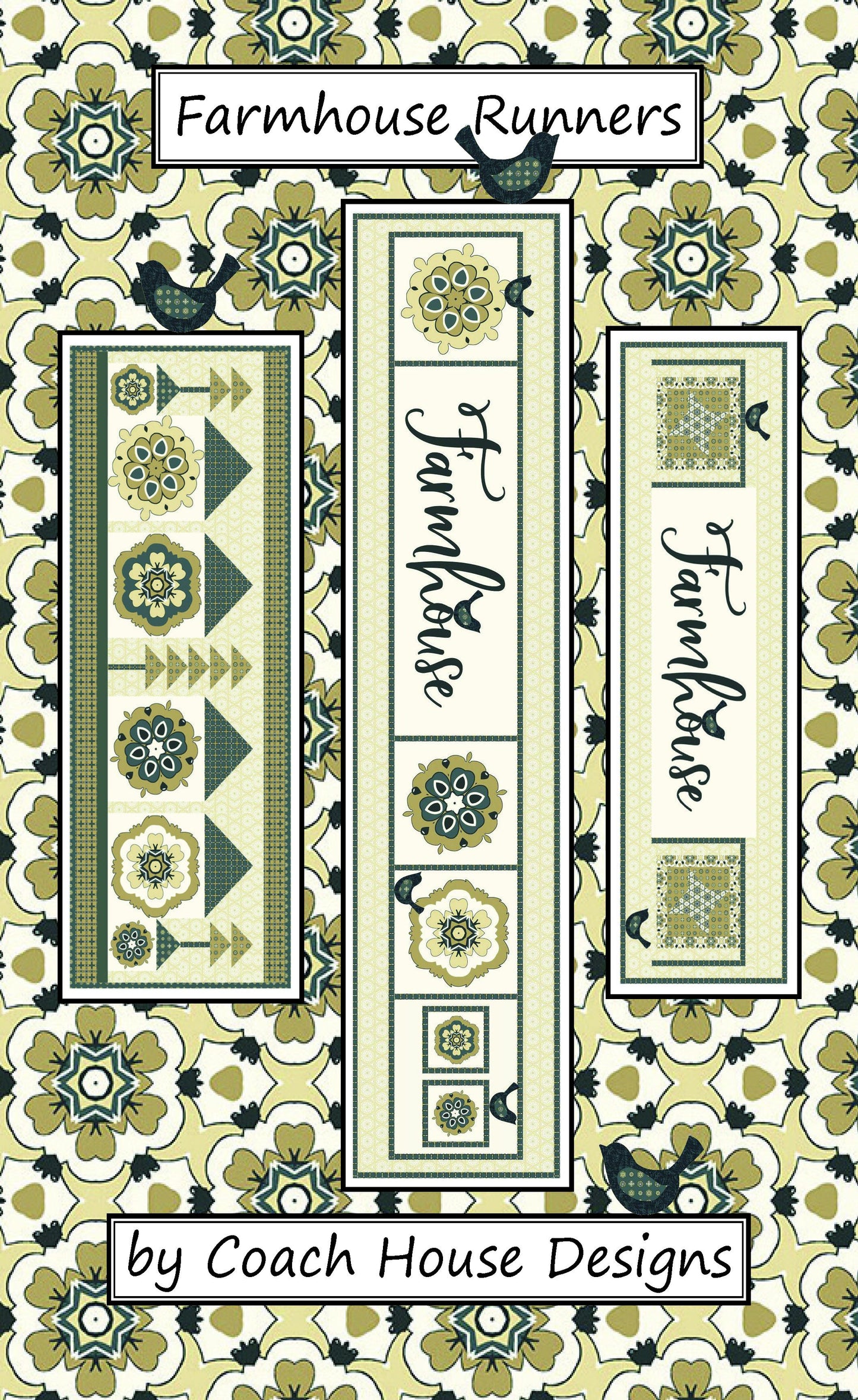 Farmhouse Runners Downloadable PDF Quilt Pattern