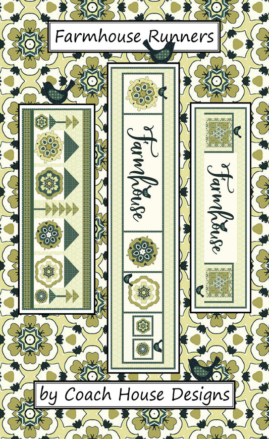 Farmhouse Runners Downloadable PDF Quilt Pattern