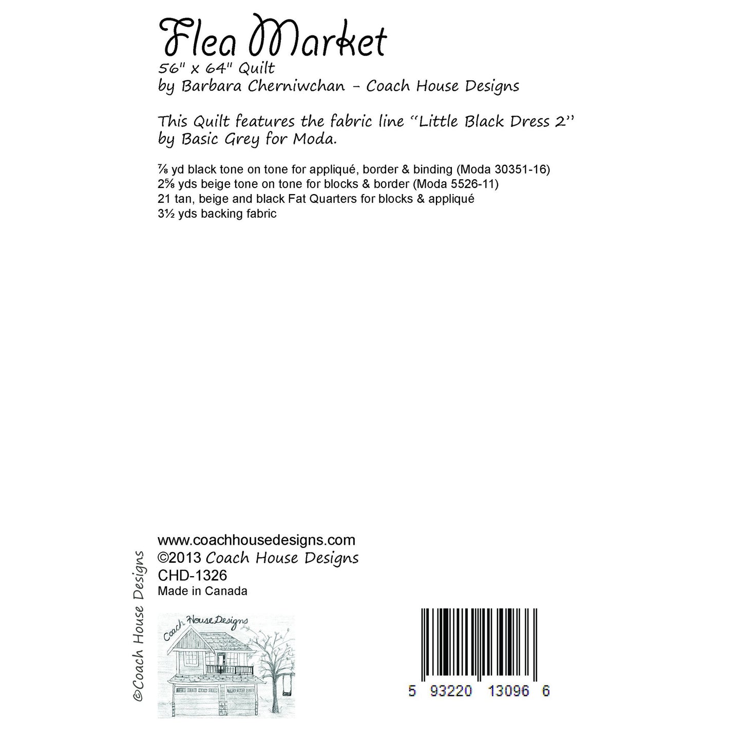 Flea Market Downloadable PDF Quilt Pattern