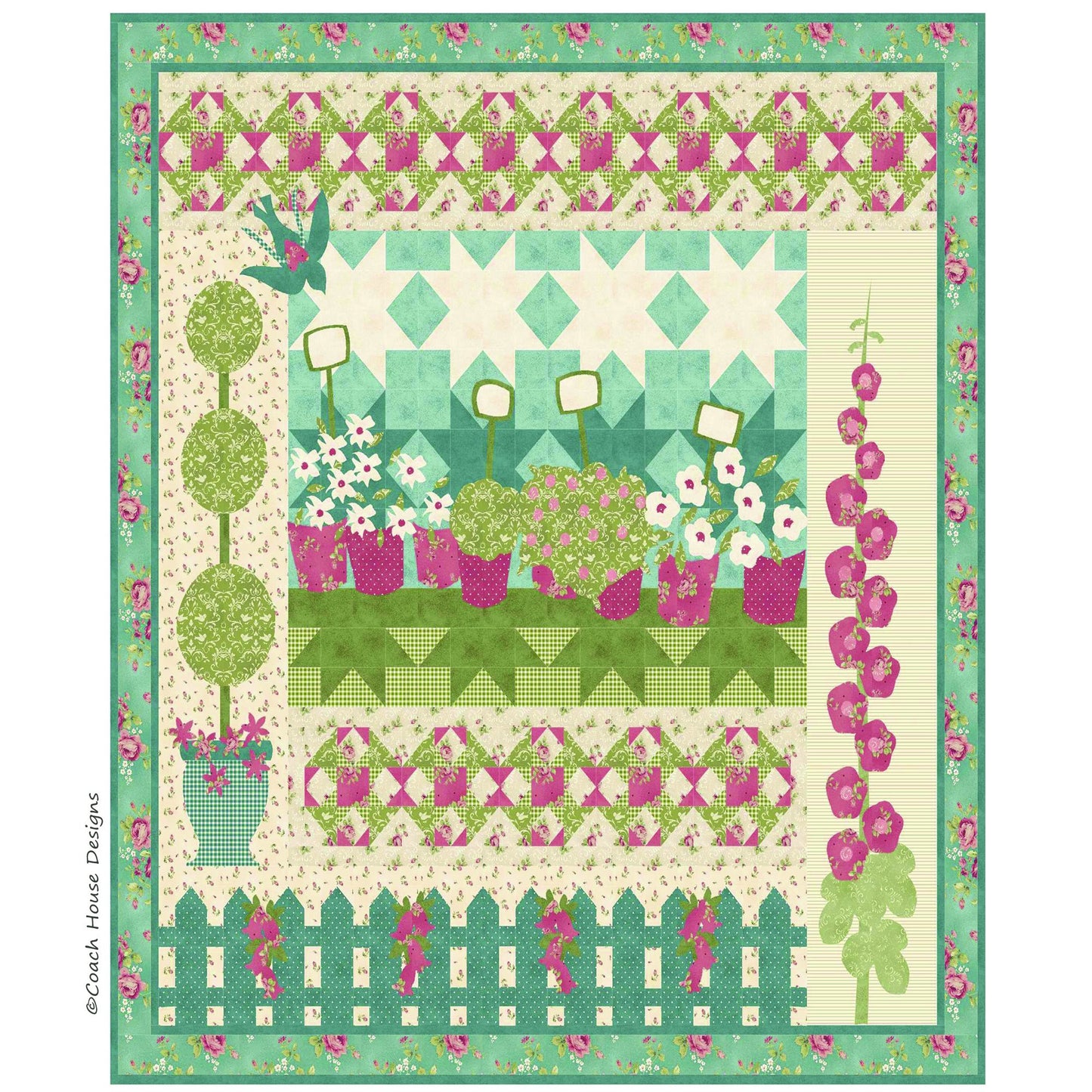 Fleurs Downloadable PDF Quilt Pattern