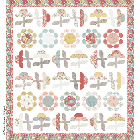 Flora Downloadable PDF Quilt Pattern