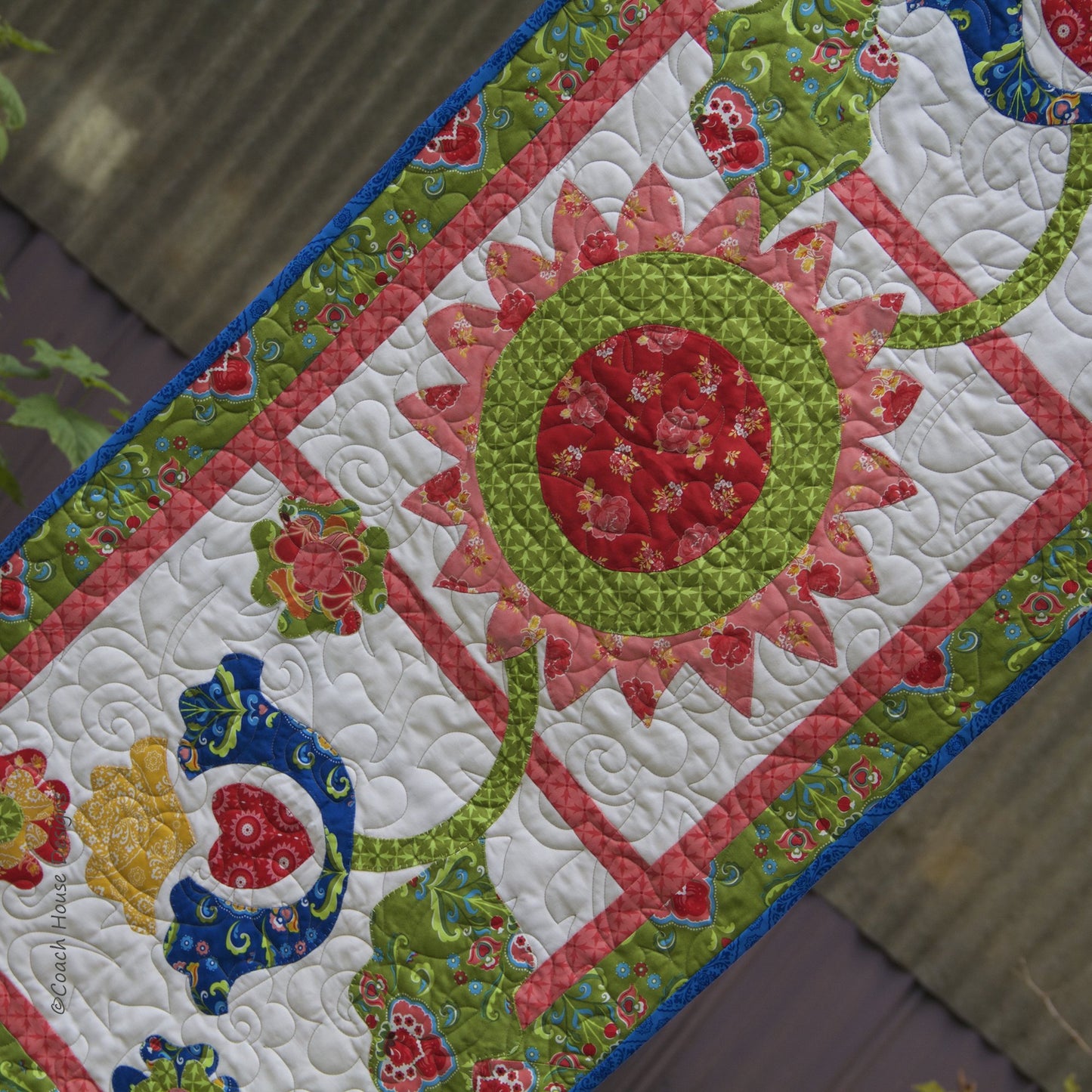 Floral Screen Quilt Pattern
